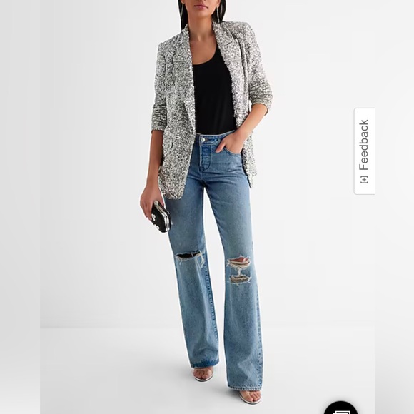 Express Sequin blazer - Picture 2 of 6